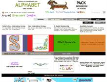 Tablet Screenshot of amazingembroiderydesigns.com